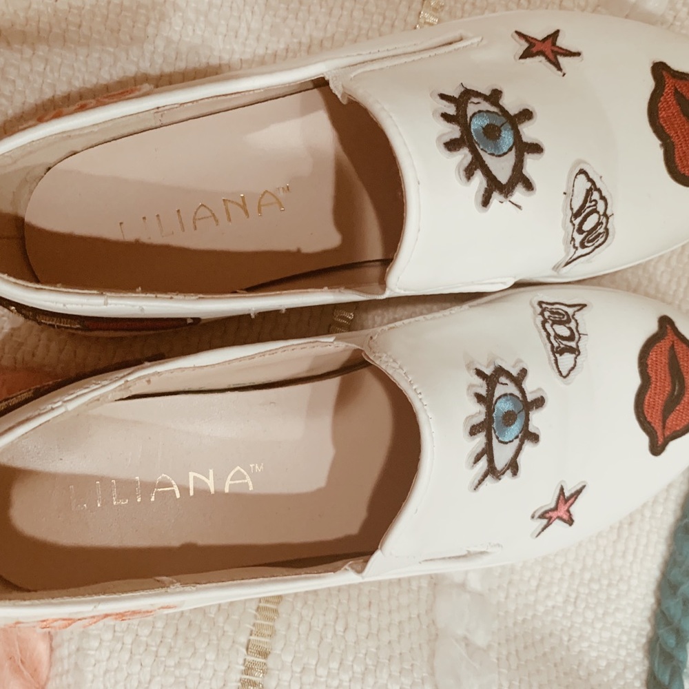 Patched Slip Ons